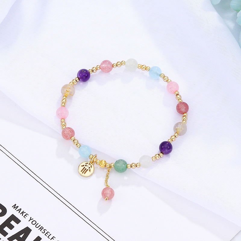 Colorful Crystal Bracelet from Planderful's Fortune's Favor Collection