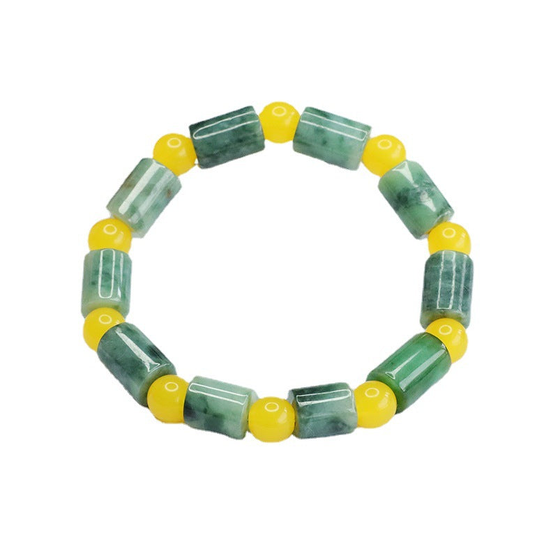 Jade Fortune's Favor Sterling Silver Bracelet