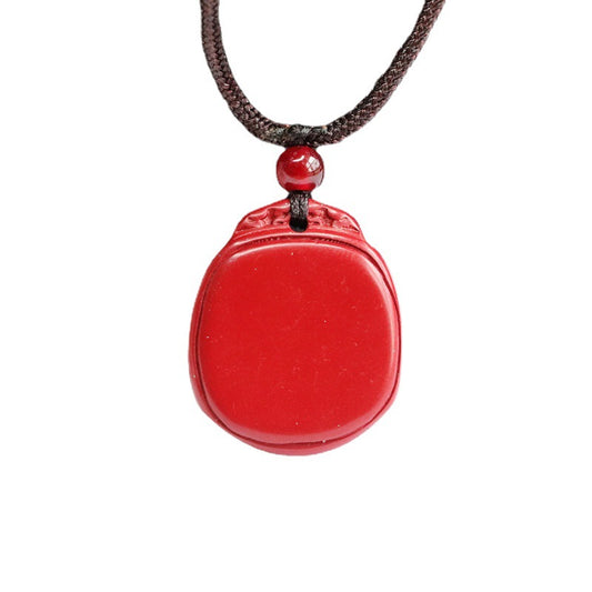 Cinnabar Pendant Purple Gold Sand Pendant