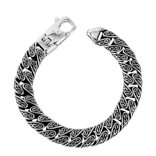 Punk Snake Design Titanium Steel Bracelet - Stylish Men's Fashion Statement