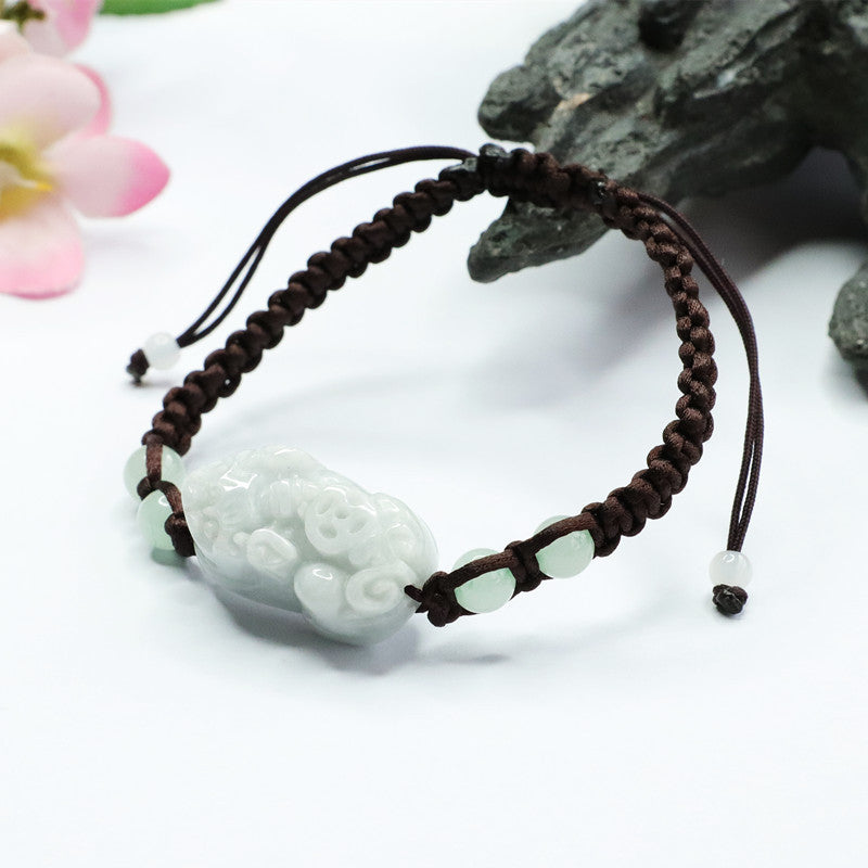 Fortune's Favor Sterling Silver Jade Bracelet