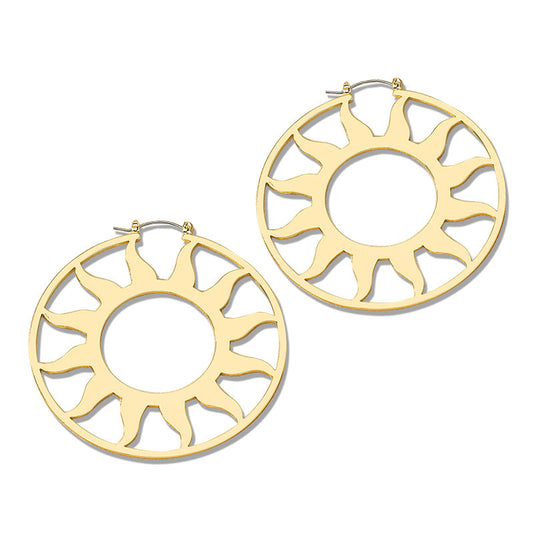 Sunflower Sunburst Earrings - Vienna Verve Collection