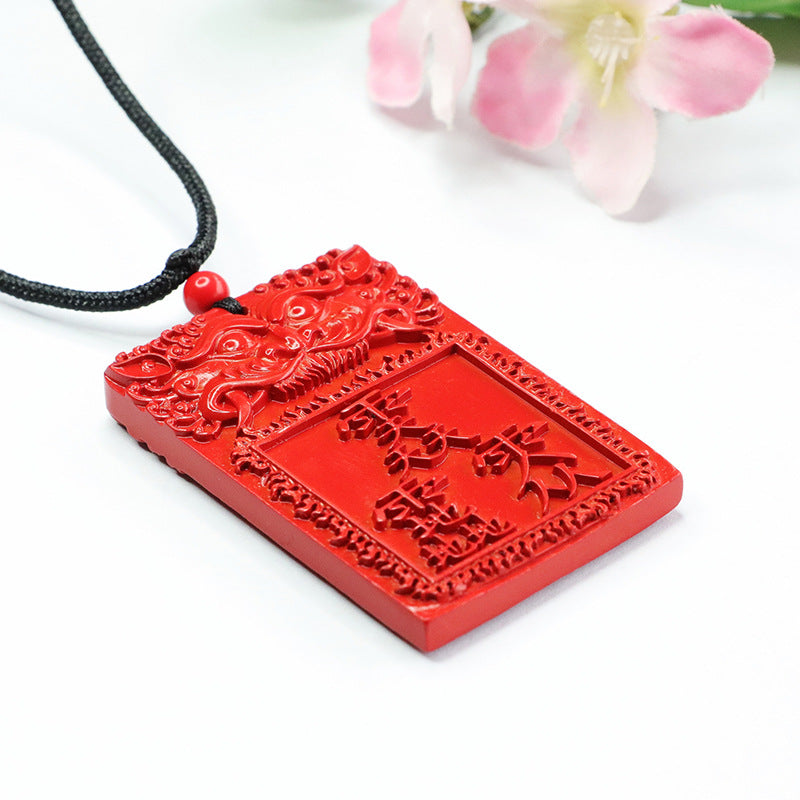 Vermilion Sand Pendant: Symbol of Mystical Energy and Ancient Tales