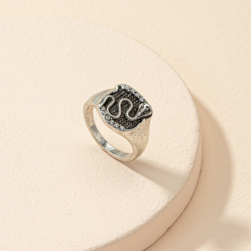 Vintage Serpentine Style Ring with a Personalized Twist