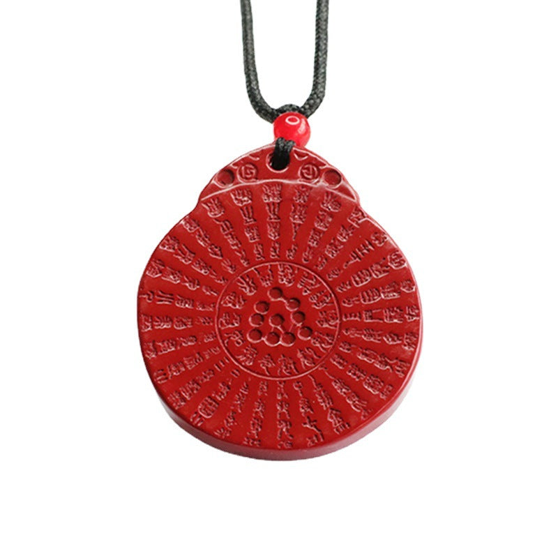 Cinnabar Pendant, Purple Gold Sand, Seven-star Array Pendant, National Style