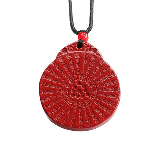 Cinnabar Pendant, Purple Gold Sand, Seven-star Array Pendant, National Style