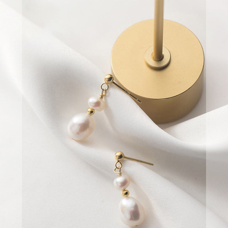 Fortune's Favor Freshwater Pearl and Sterling Silver Clip-on Earrings