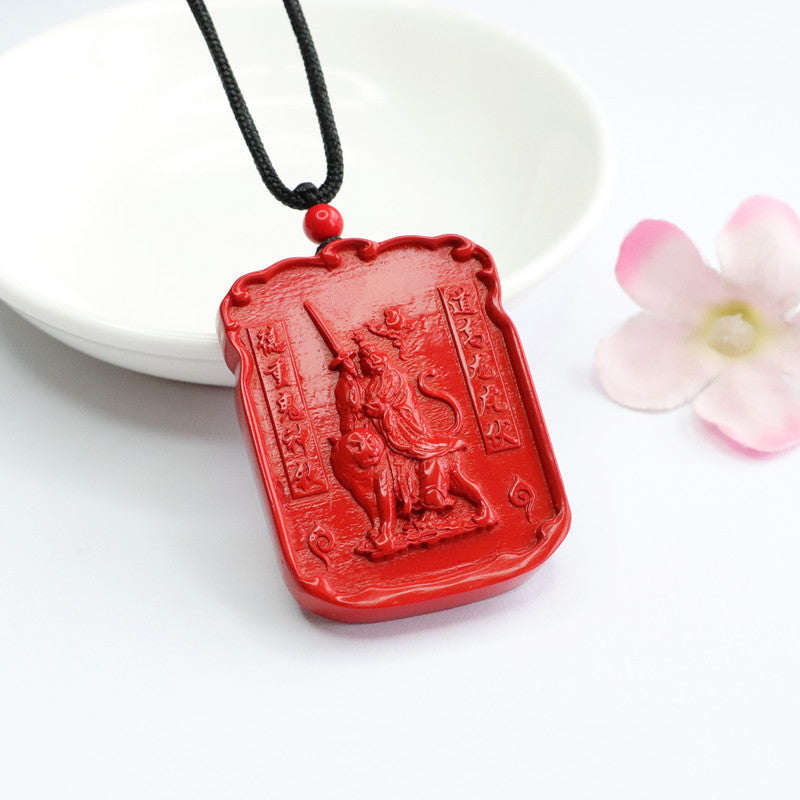 Vermilion Sand Pendant, Inspired by Daoist Zhang Master Elegance