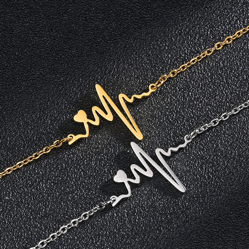 European and American Fashionable Titanium Steel Love Necklace