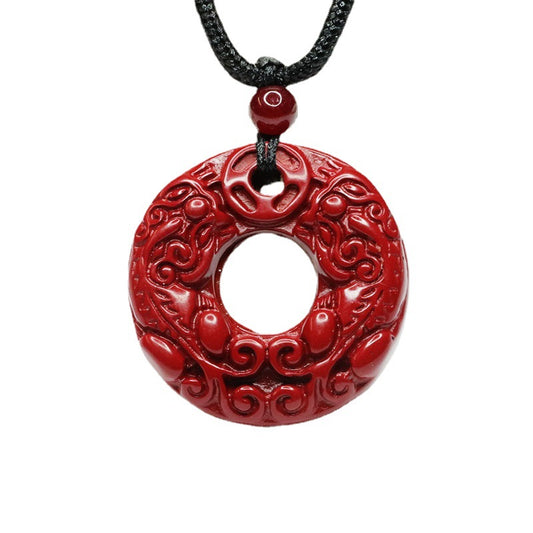 Pendant with Pixiu for Good Luck and Protection