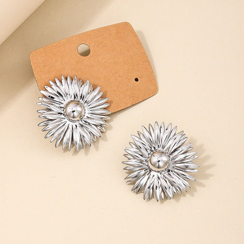 Sunflower Retro Earrings - Vienna Verve Collection