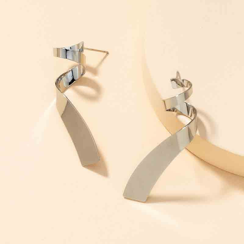 Metal Twisted Earrings - Vienna Verve Collection