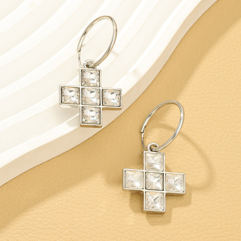 Cross Earrings - Vienna Verve Collection by Planderful