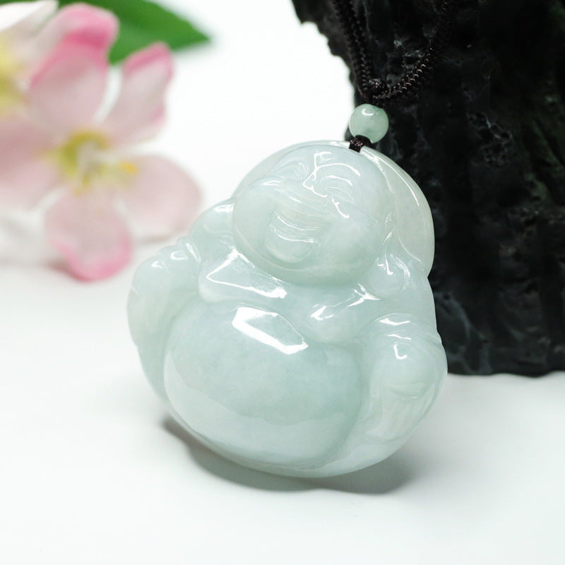 Buddha Jade Jewelry Pendant crafted from Natural Burma A Jade