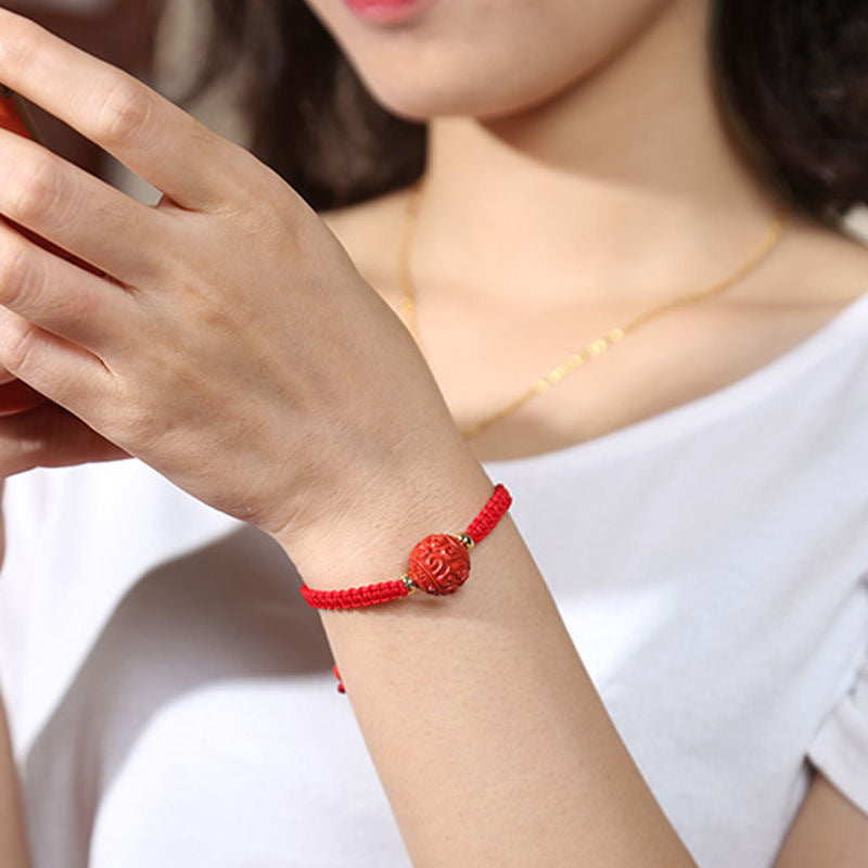 Vermilion Sand Auspicious Cloudscape Pattern Sterling Silver Bracelet