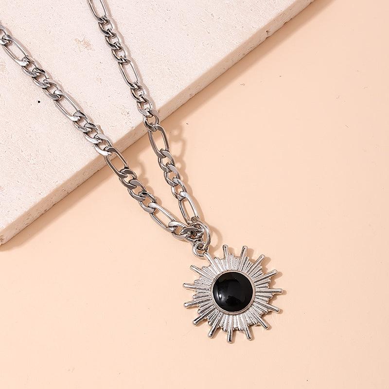 Elegant Sunflower Palace Style Necklace - Vienna Verve Collection