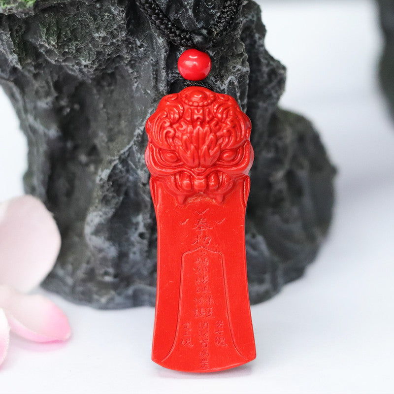 Vermilion Sand Pendant: Symbol of Prosperity and Protection