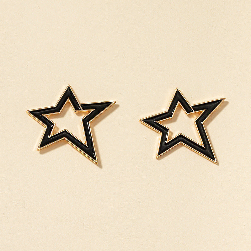 Starlit Asymmetry Earrings - Vienna Verve Collection