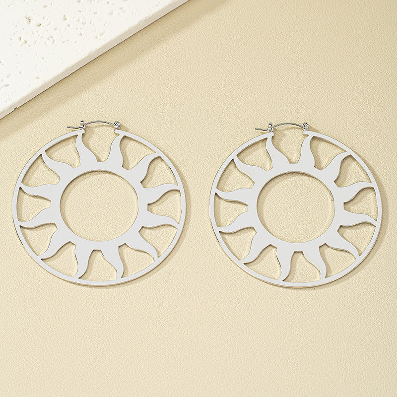 Sunflower Sunburst Earrings - Vienna Verve Collection