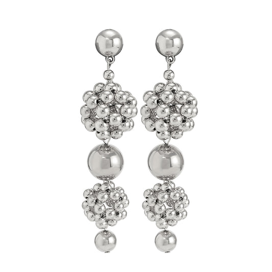 European and American Handmade Pearl Tassel Earrings - Vienna Verve Collection