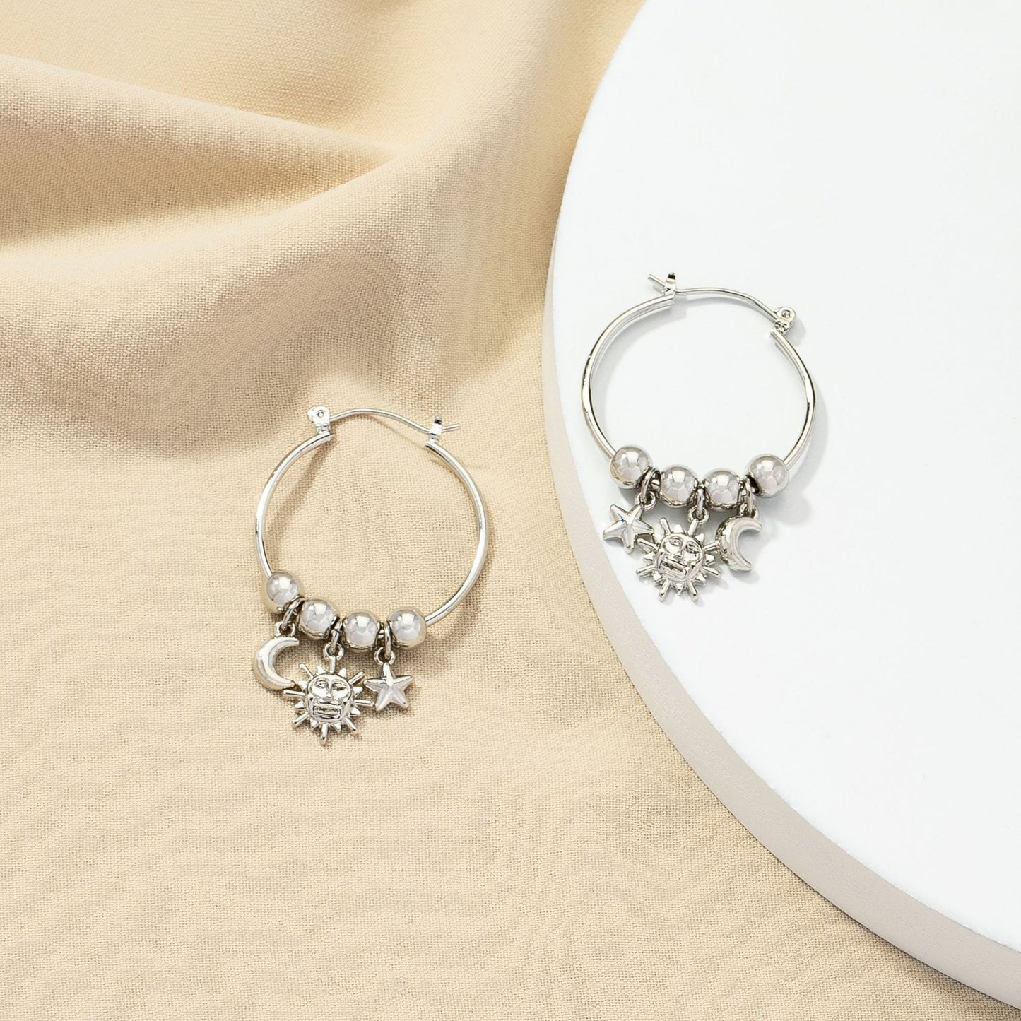 Starry Night Earrings - Street Style Metal Earrings for Fashion Enthusiasts