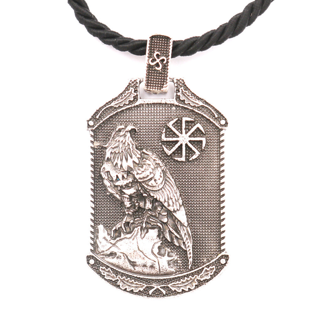 Viking Odin Eagle Metal Necklace - Norse Legacy Collection