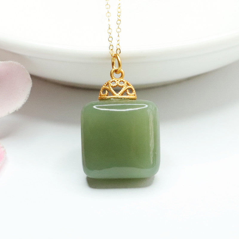 Fortune's Favor Hetian Jade Necklace