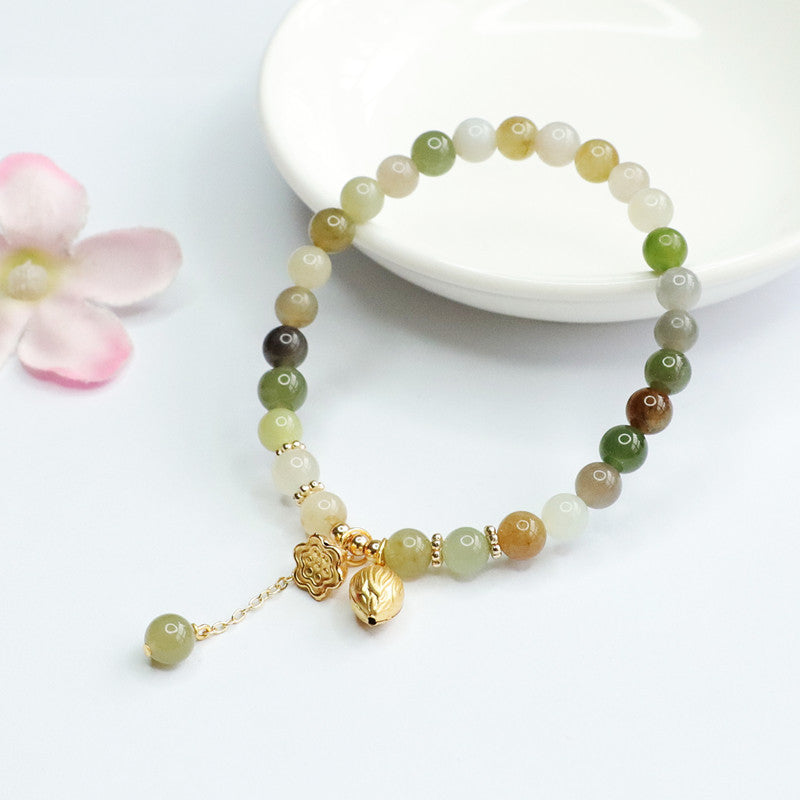 Fortune's Favor Sterling Silver Jade Bracelet