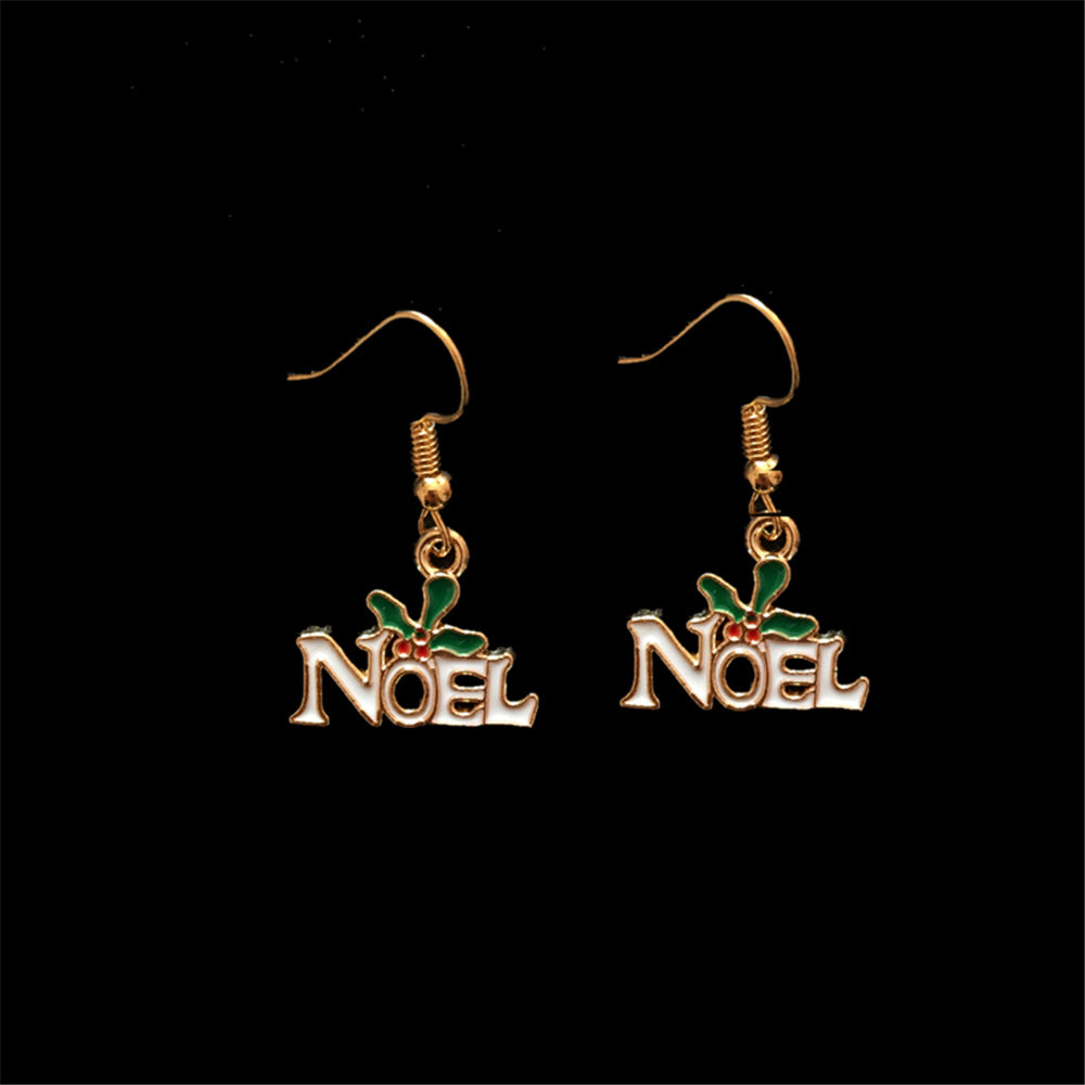 Festive Holiday Metal Earrings from Vienna Verve Collection