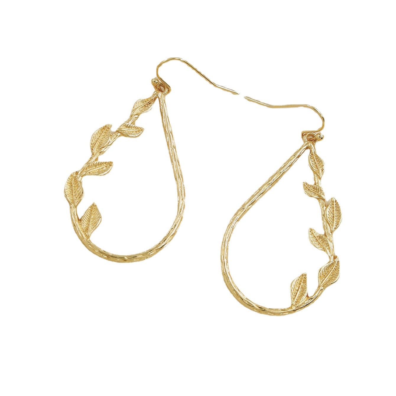 Fashionable Alloy Leaf Dangle Earrings - Elegant Vienna Verve Collection