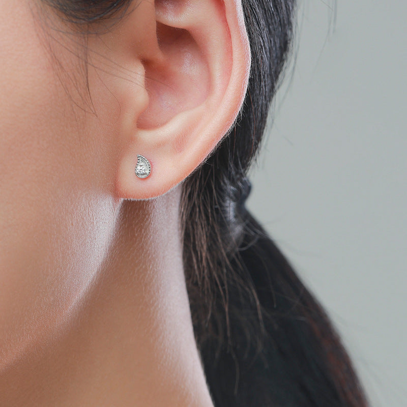 Sterling Silver Geometric Ear Care Earrings for Elegant Style