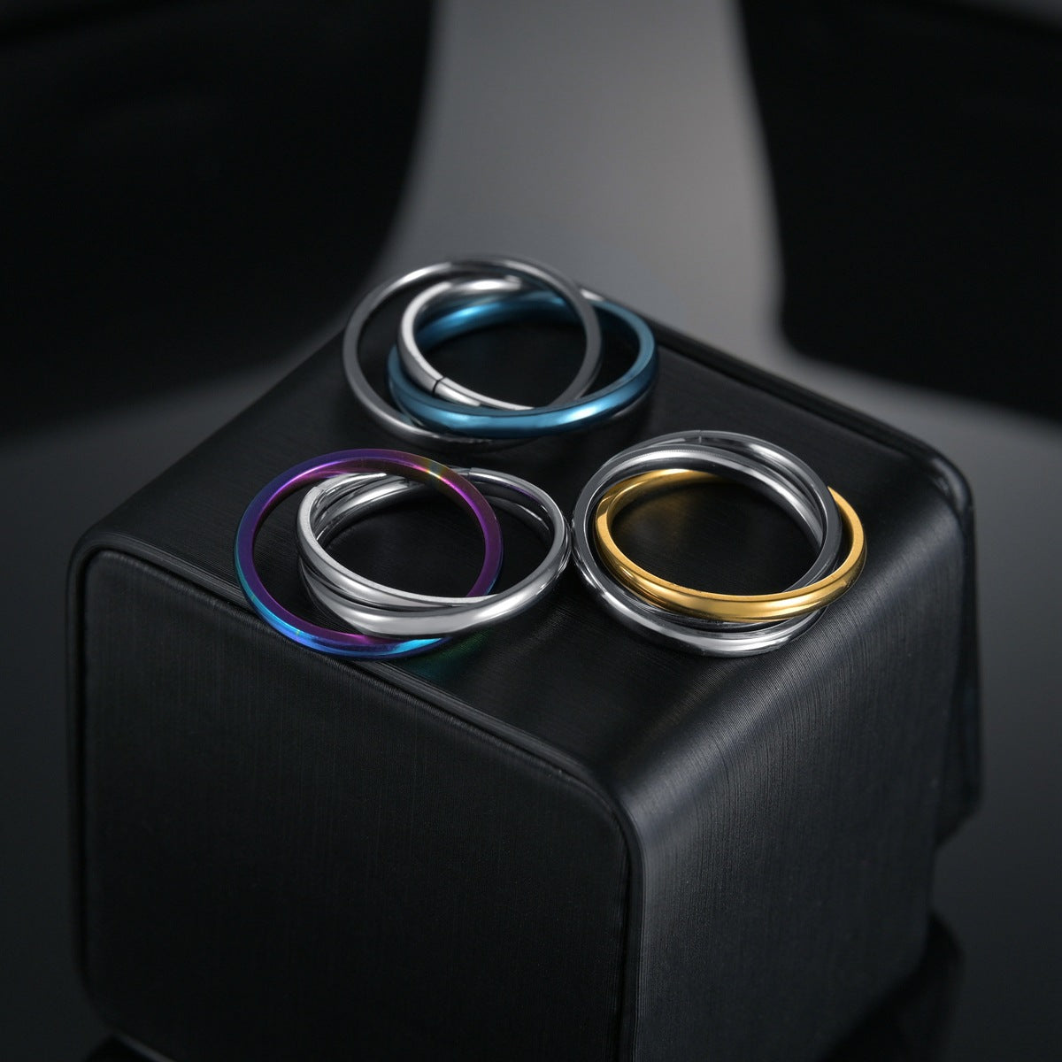 Titanium Steel Women's Rings Set - Everyday Genie Collection