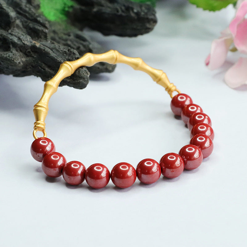 Golden Bamboo Vermilion Sand Bracelet