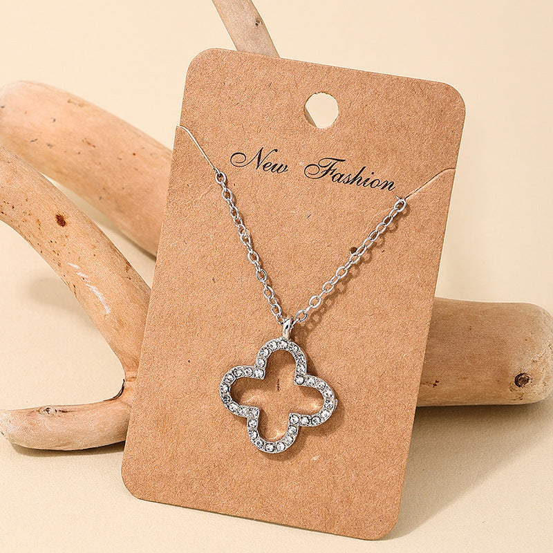 Four Leaf Clover Necklace Set - Vienna Verve Collection