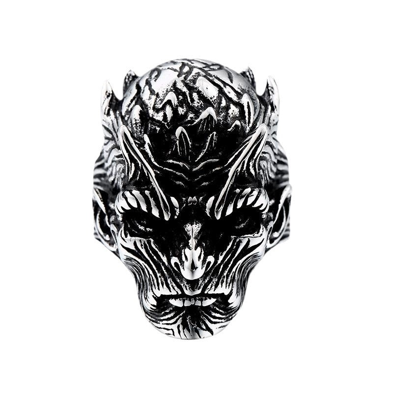 Bold Titan Ring for Men - Retro European-American Inspired Design