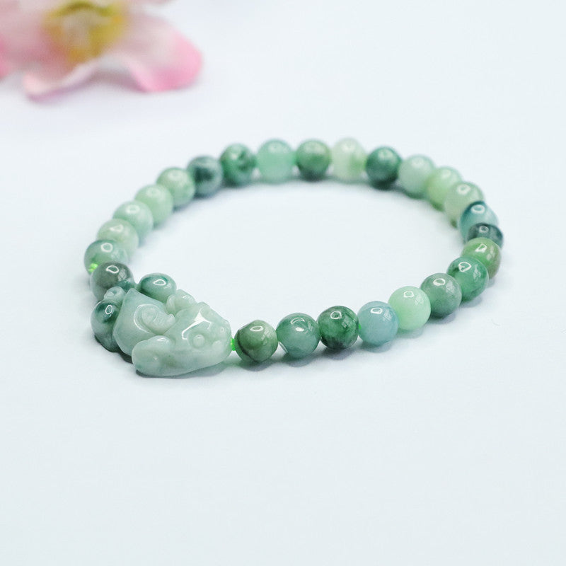 Fortune's Favor Sterling Silver Jade Bracelet