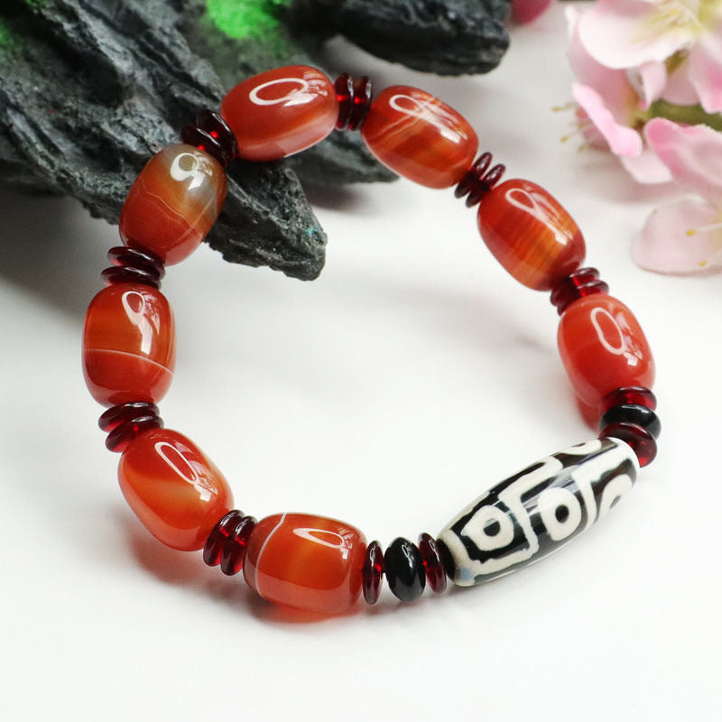 Red Agate Heavenly Bead Jewelry Bracelet