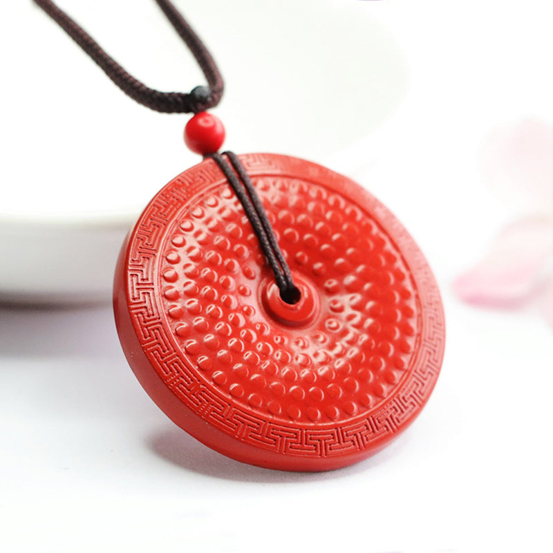 Red Sand Cinnabar Fortune Pendant