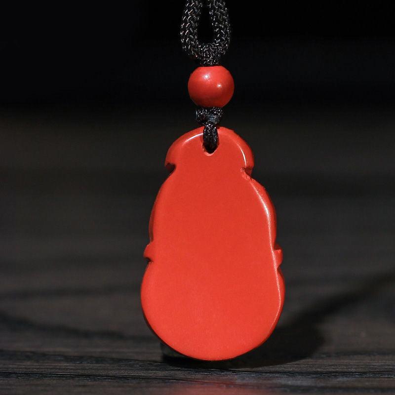 Cinnabar Gourd Pendant Jewelry