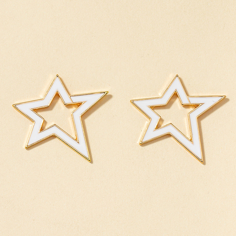 Starlit Asymmetry Earrings - Vienna Verve Collection