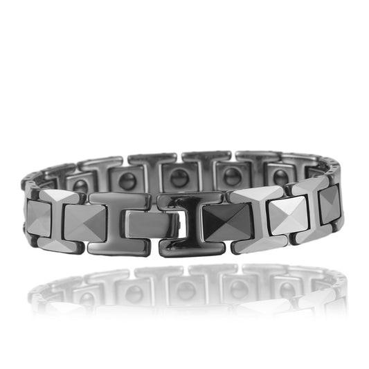 Unisex Tungsten Steel Punk Bracelet in Personalized Titanium Design