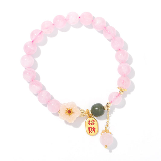 Peach Blossom National Style Bracelet from Fortune's Favor Collection