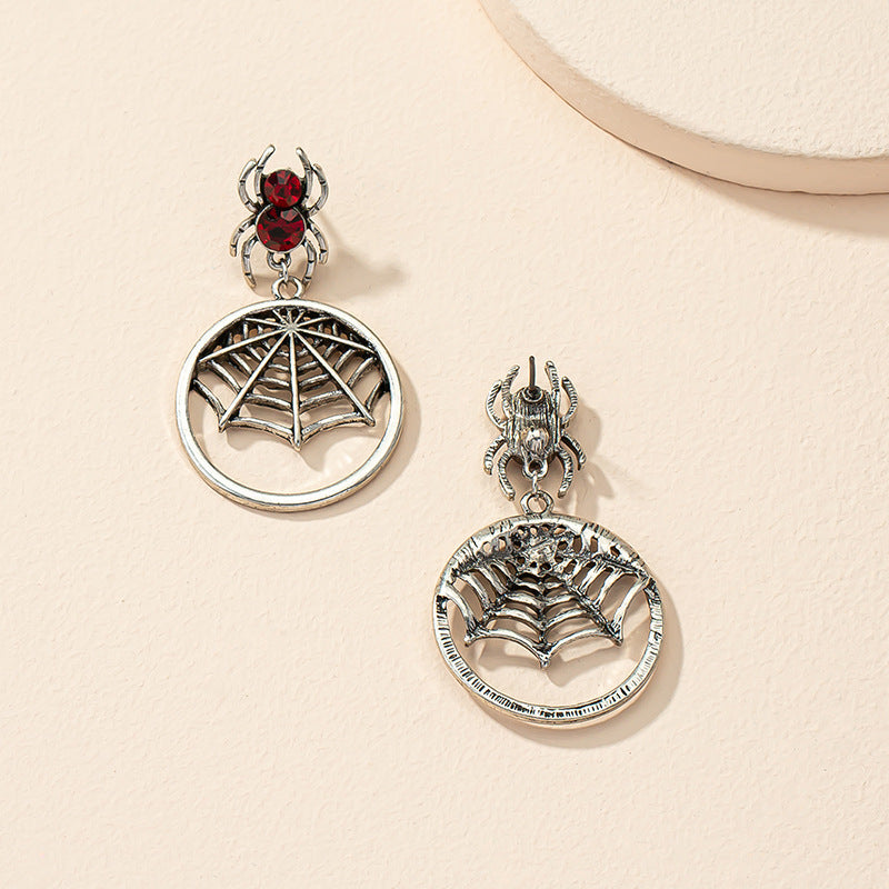 Spider Web Hollow Earrings with a Vintage Twist