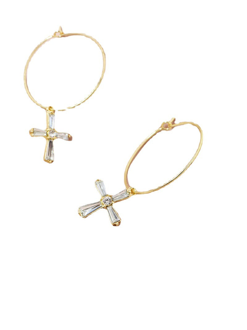 Trendy Cross Earrings Wholesale - Vienna Verve Collection