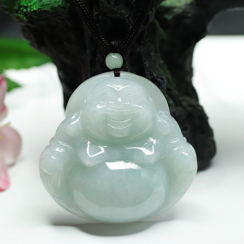 Buddha Jade Jewelry Pendant crafted from Natural Burma A Jade