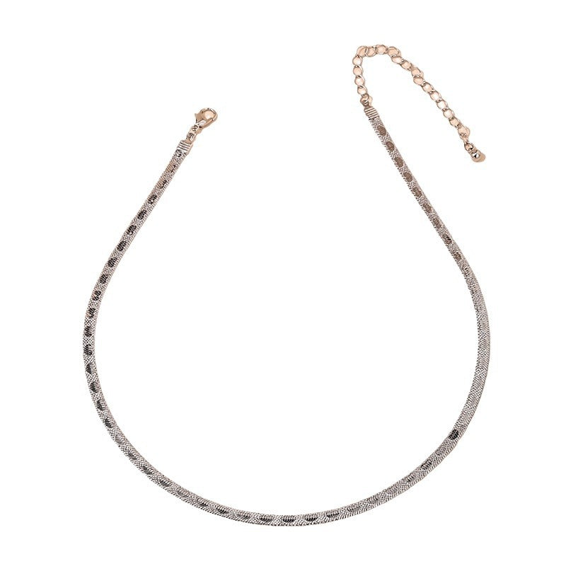 European Elegance Snake Chain Necklace by Planderful - Vienna Verve Collection