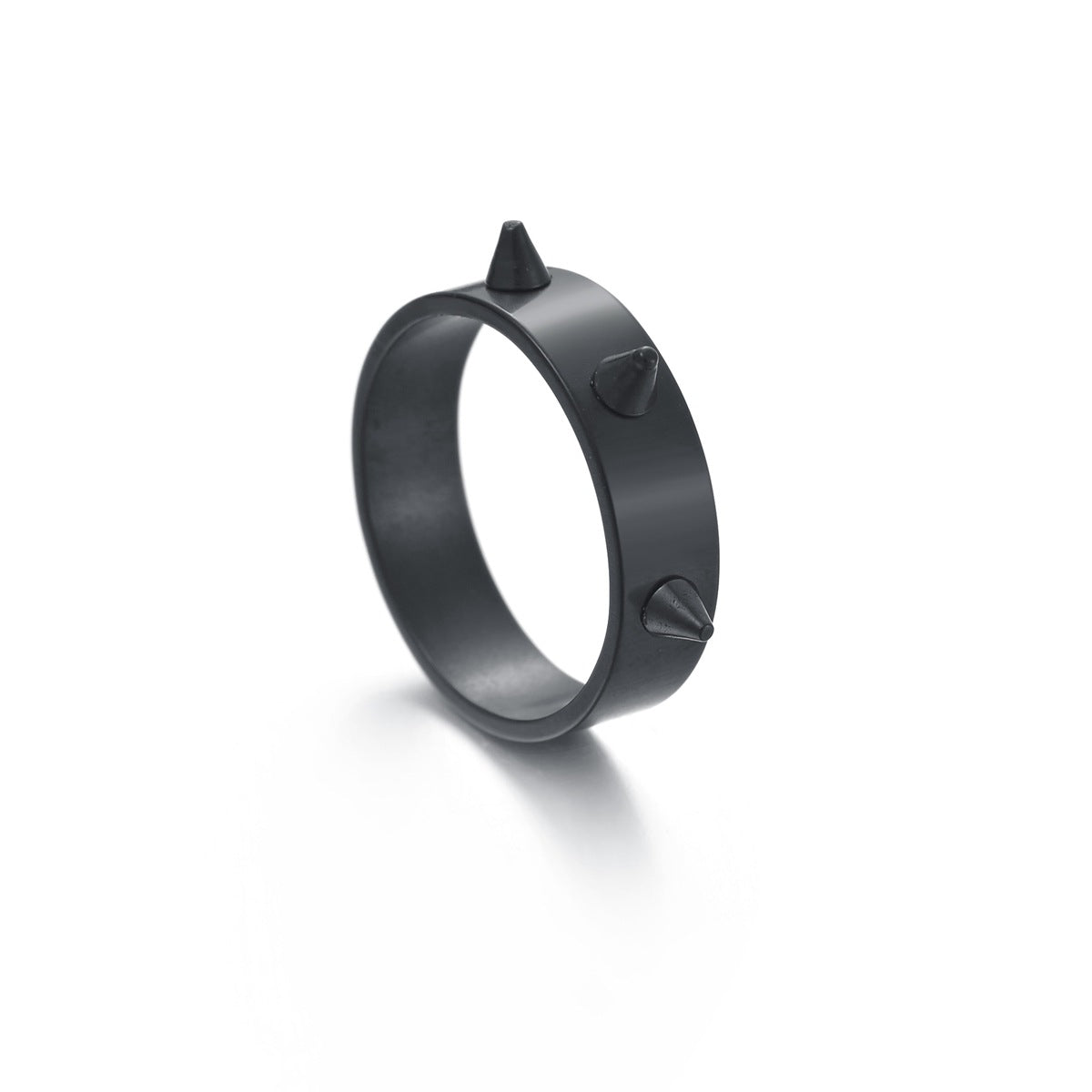 Wolf Proof Electroplated Steel Defense Ring for Men