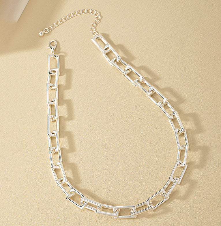 Punk Metal Chain Necklace - Vienna Verve Collection