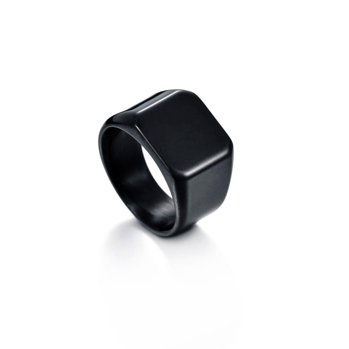 European Style Minimalist Titanium Steel Men's Ring - Wholesale Manufacturer