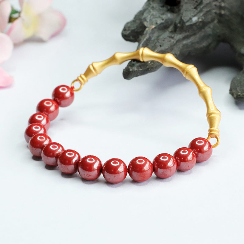 Golden Bamboo Vermilion Sand Bracelet